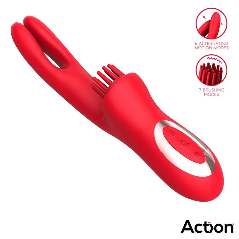 Vibrador Bilma com Movimentos Alternados e 4 Motores Action — vista 3 de 10