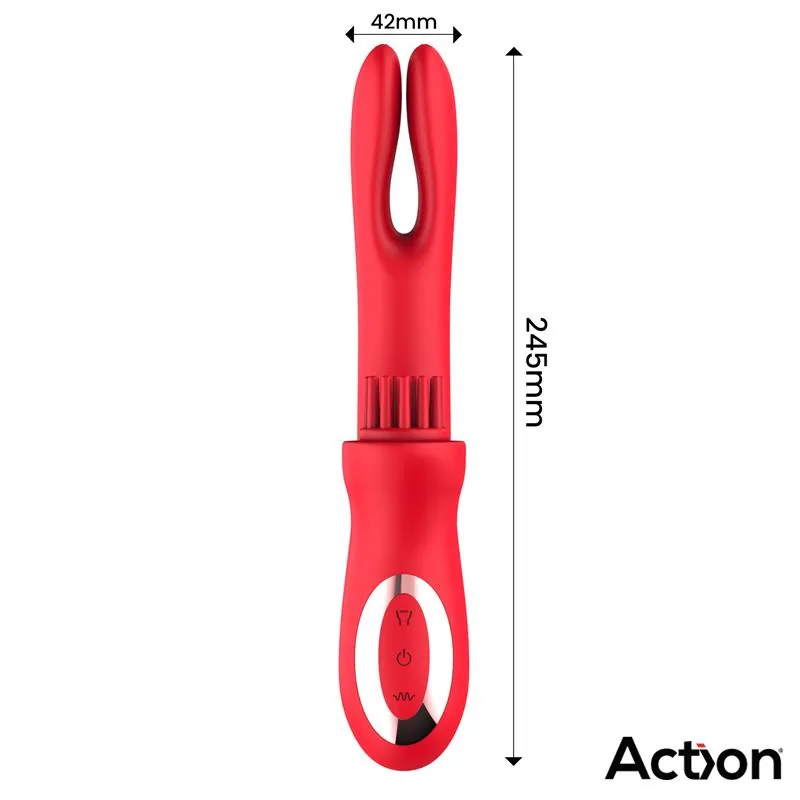 Vibrador Bilma com Movimentos Alternados e 4 Motores Action — vista 9 de 10