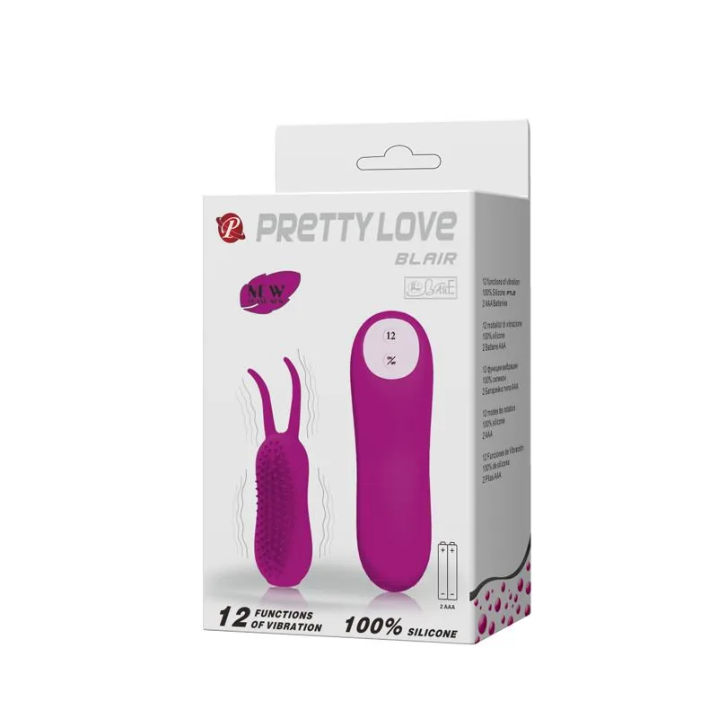 Vibrador Blair Roxo Pretty Love — vista 8 de 8