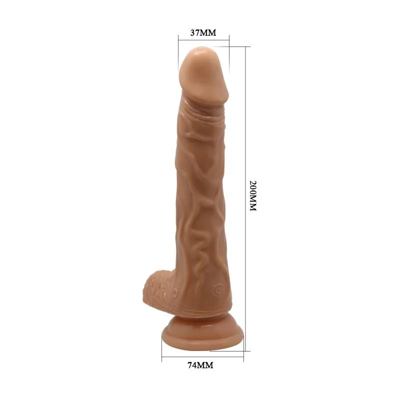 Vibrador Bodach com Vaivém, Rotação e USB Baile — vista 8 de 9