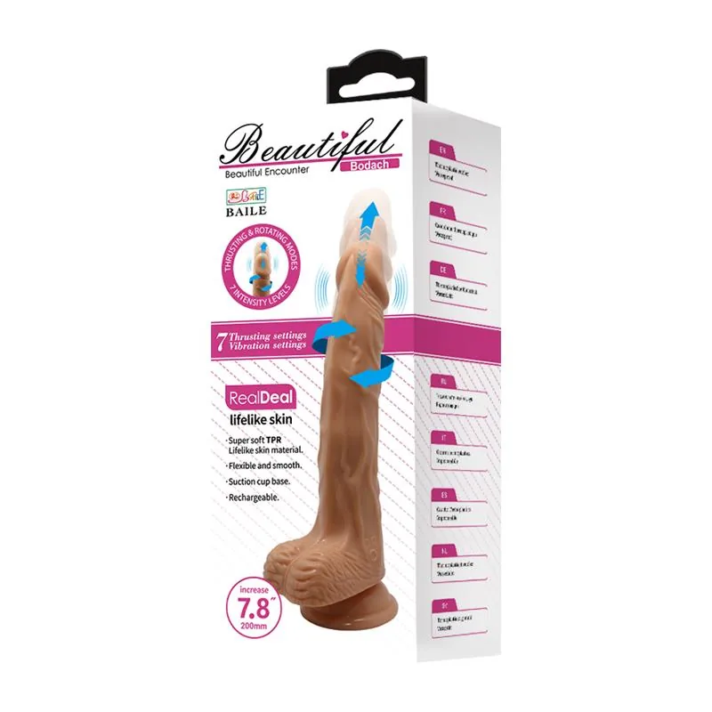 Vibrador Bodach com Vaivém, Rotação e USB Baile — vista 9 de 9