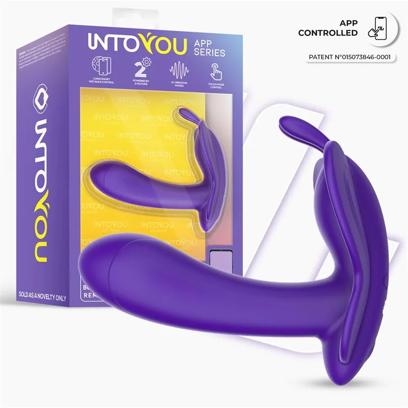 Vibrador Borboleta Wingy com Aplicação Roxo IntoYou — vista 5 de 9