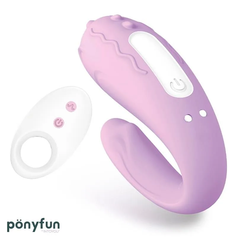 Vibrador Brightmauve para Casais com Comando à Distância USB InToYou — vista 3 de 3