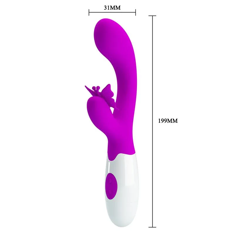 Vibrador Butterfly Kiss Prettylove — vista 7 de 8