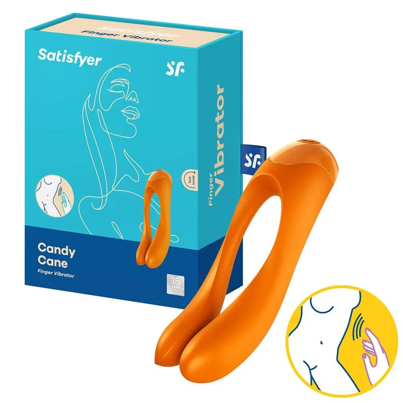 Vibrador Candy Cane Satisfyer Laranja