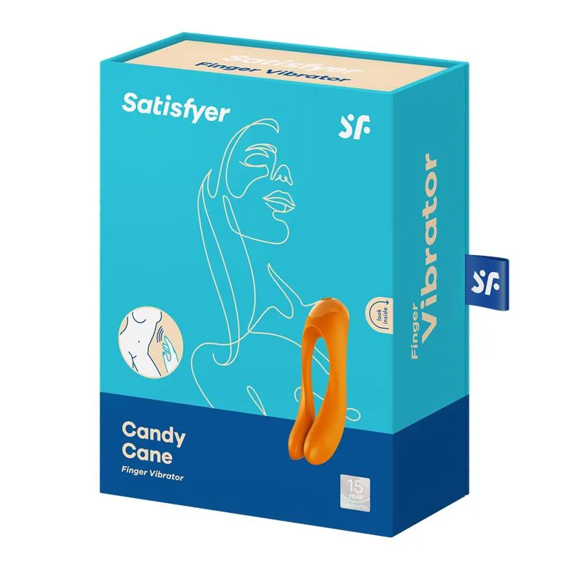 Vibrador Candy Cane Satisfyer Laranja — vista 6 de 6
