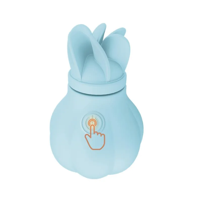 Vibrador Caress com Vibração e Rotação Adrien Lastic Azul-claro — vista 2 de 9