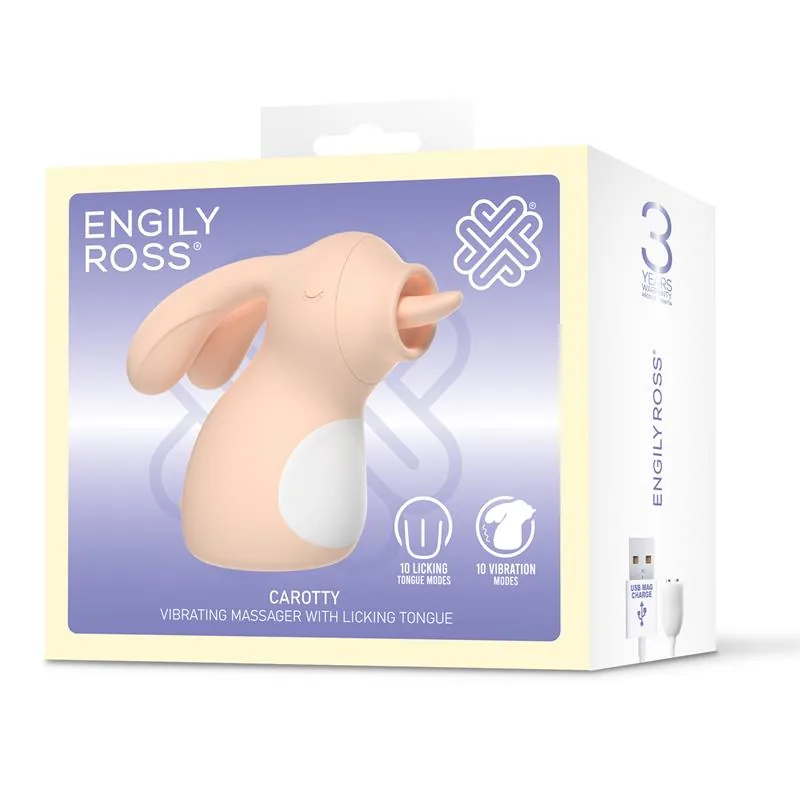 Vibrador Carotty com Vibração e Língua Engily Ross — vista 10 de 10