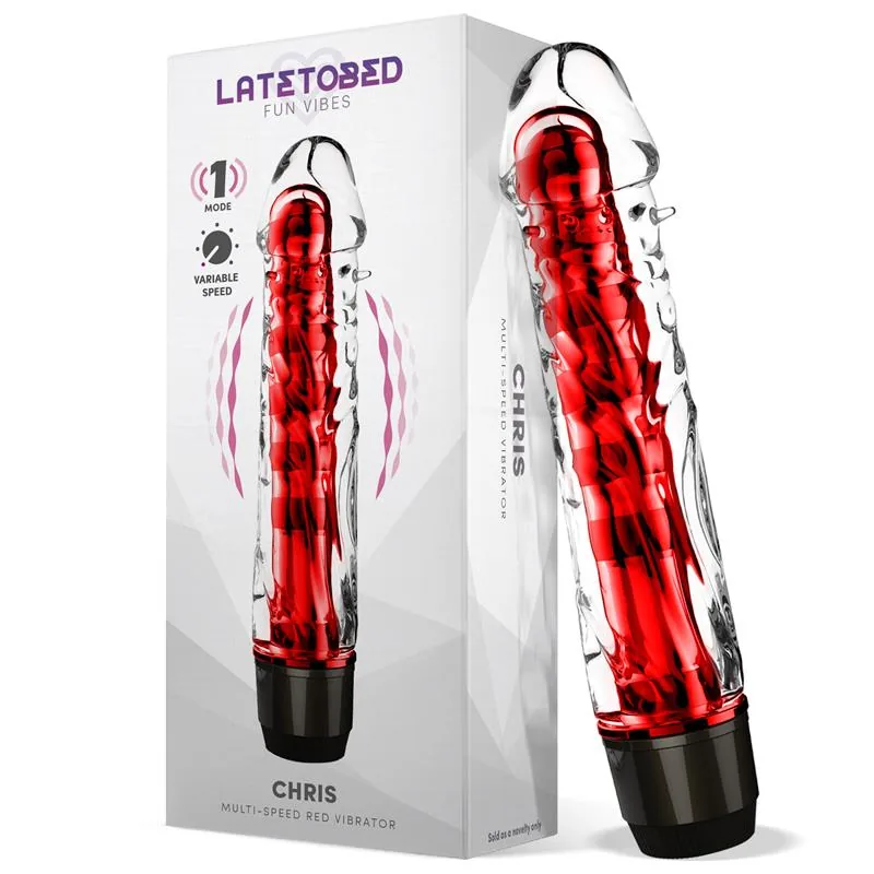 Chris Vibrador Multivelocidade Vermelho