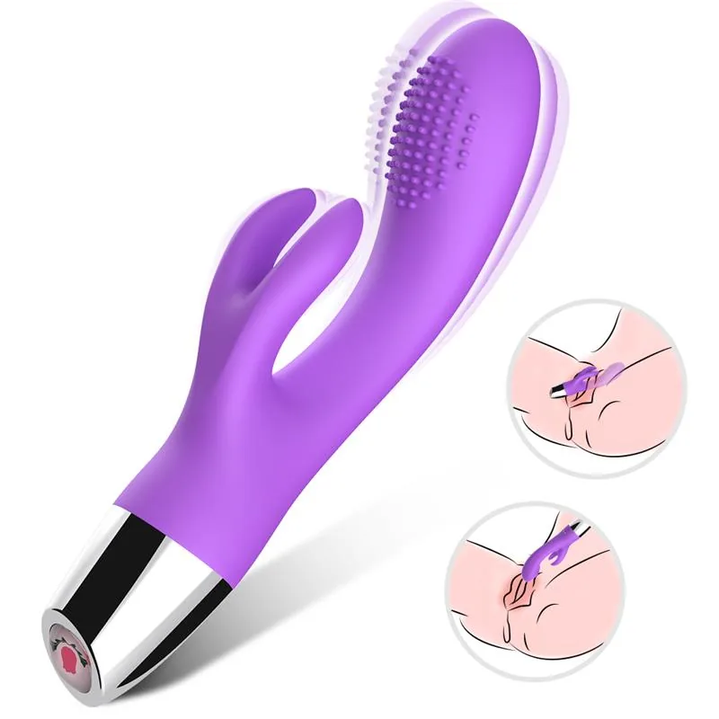 Vibrador Coelho Flexível Roxo Urban Sky — vista 4 de 10