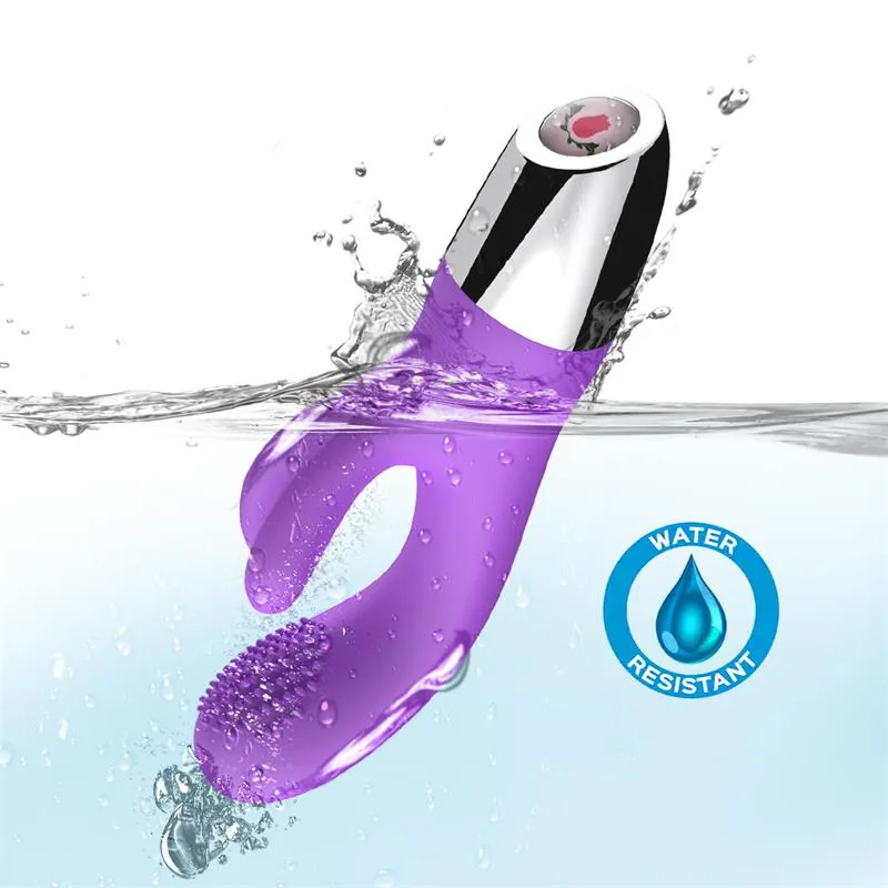 Vibrador Coelho Flexível Roxo Urban Sky — vista 9 de 10