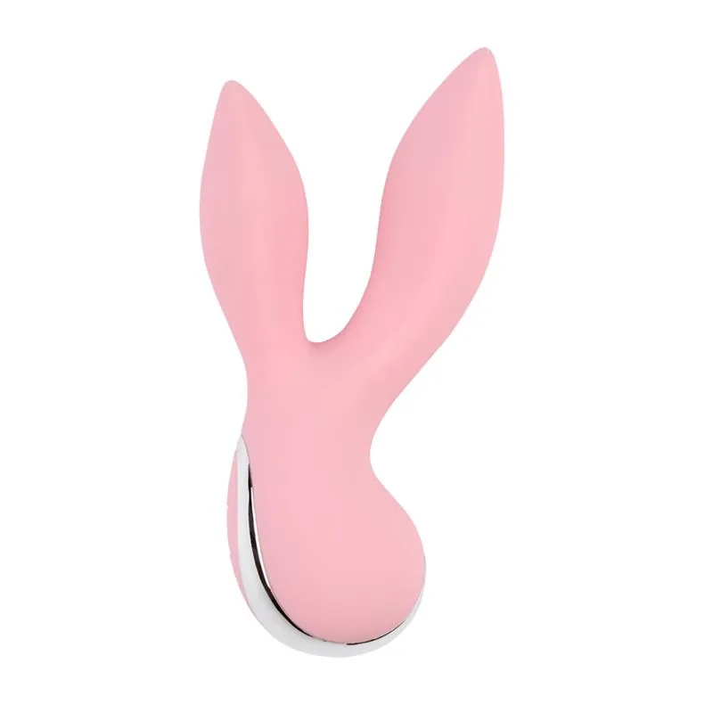 Vibrador Coelho Oh My Rabbit em Silicone Rosa Chisa