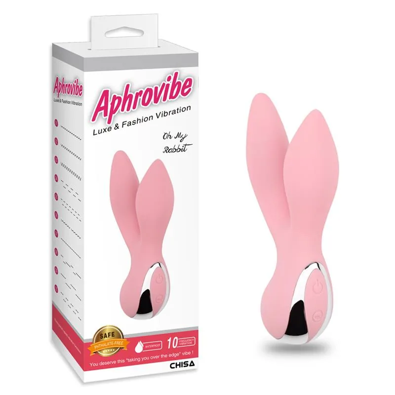 Vibrador Coelho Oh My Rabbit em Silicone Rosa Chisa — vista 2 de 6