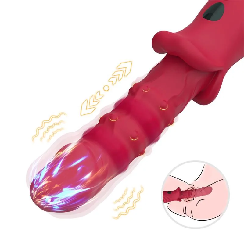 Vibrador com Aquecimento e Movimento Vertical com Ecrã Digital Urban Sky — vista 2 de 10