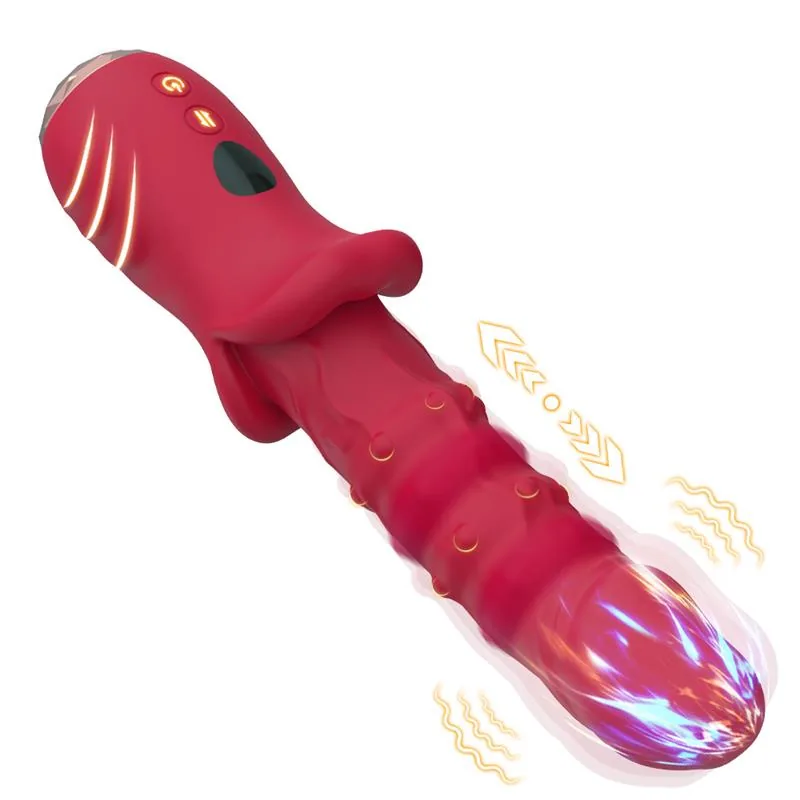 Vibrador com Aquecimento e Movimento Vertical com Ecrã Digital Urban Sky — vista 3 de 10