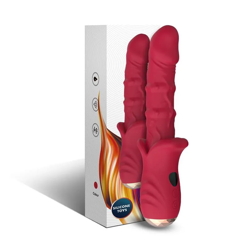 Vibrador com Aquecimento e Movimento Vertical com Ecrã Digital Urban Sky — vista 4 de 10