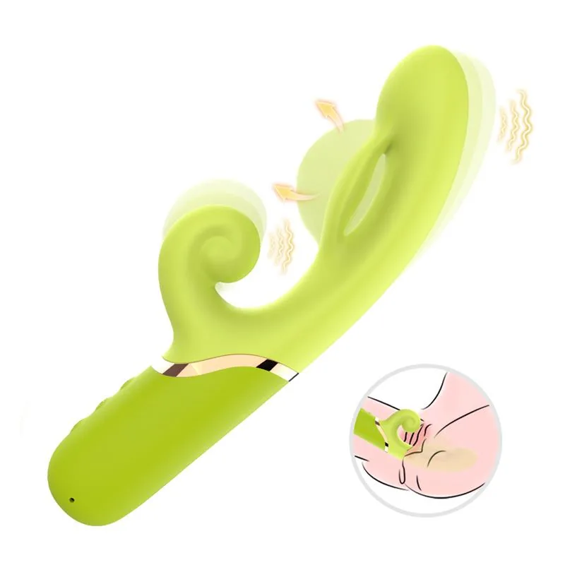 Vibrador com Função de Insuflar Verde Urban Sky — vista 2 de 11