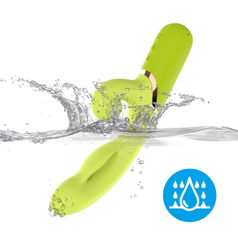 Vibrador com Função de Insuflar Verde Urban Sky — vista 9 de 11