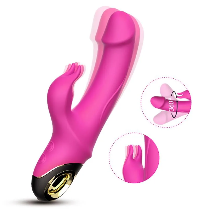 Vibrador com Rotação 360º Rosa Urban Sky — vista 3 de 13