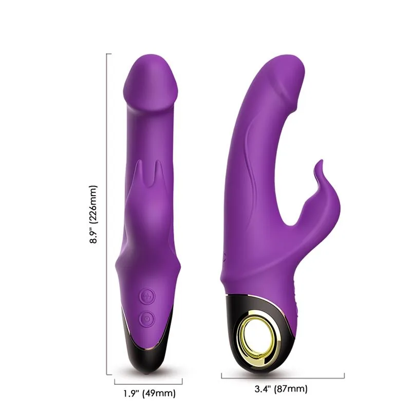 Vibrador com Rotação 360º Roxo Urban Sky — vista 13 de 13