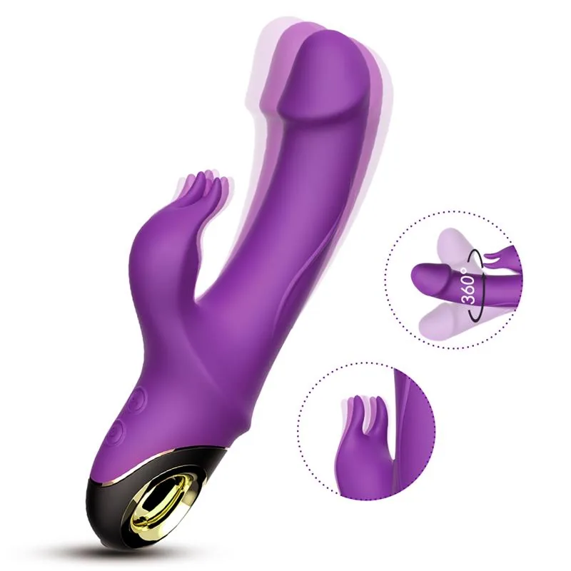 Vibrador com Rotação 360º Roxo Urban Sky — vista 6 de 13