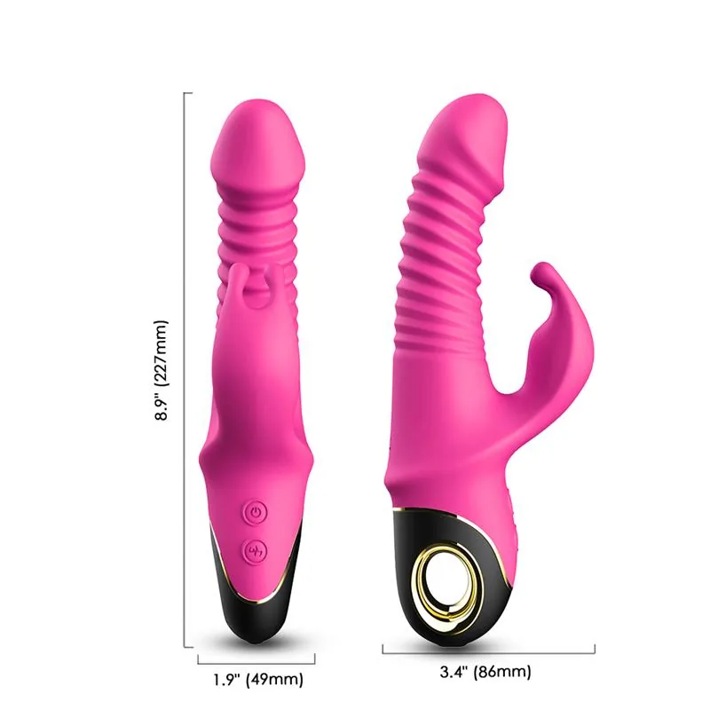 Vibrador com Vaivém e Oscilação 360º Rosa Urban Sky — vista 10 de 10