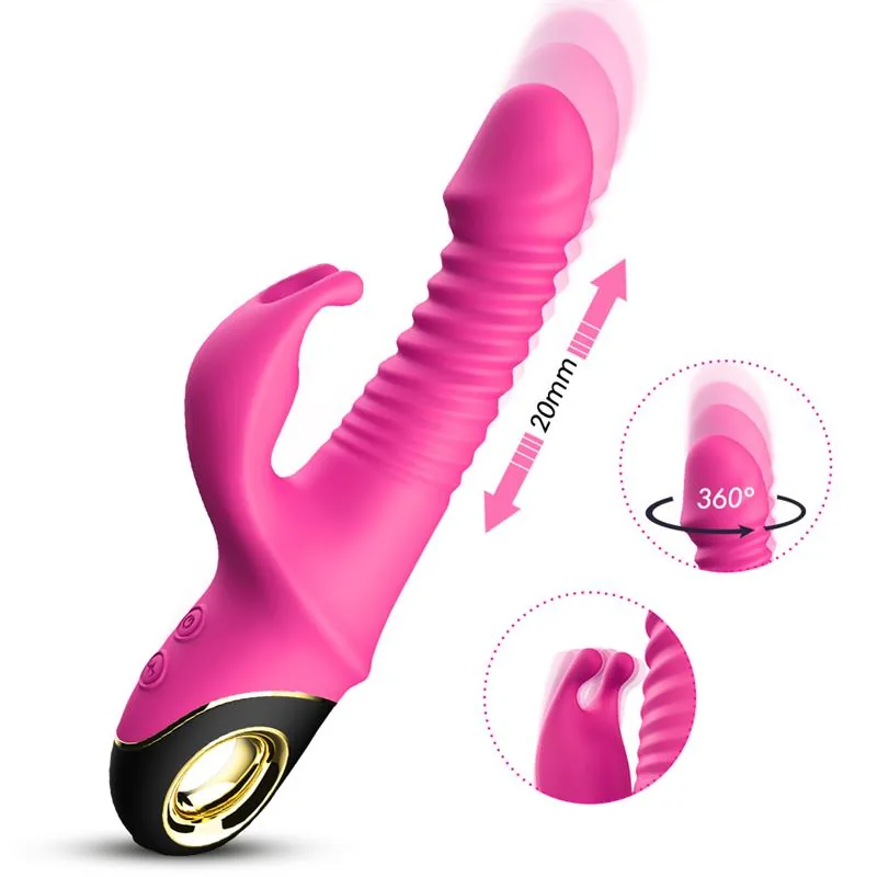 Vibrador com Vaivém e Oscilação 360º Rosa Urban Sky — vista 4 de 10