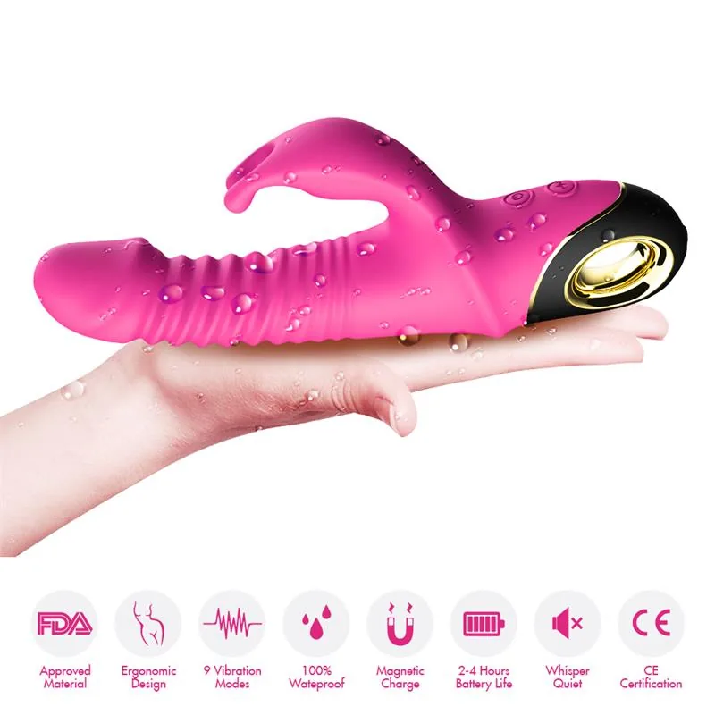 Vibrador com Vaivém e Oscilação 360º Rosa Urban Sky — vista 5 de 10
