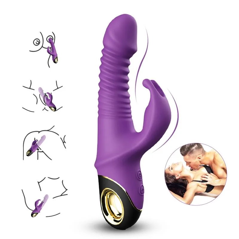 Vibrador com Vaivém e Oscilação 360º Roxo Urban Sky — vista 6 de 11