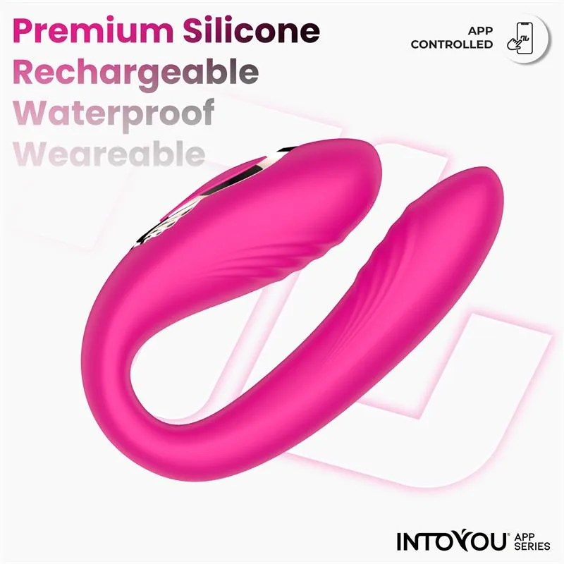 Vibrador Couty para Casais com Oscilação 360º e Aplicação Intoyou — vista 4 de 9