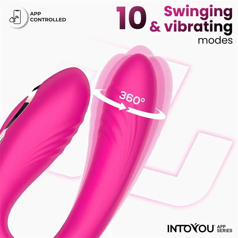 Vibrador Couty para Casais com Oscilação 360º e Aplicação Intoyou — vista 5 de 9