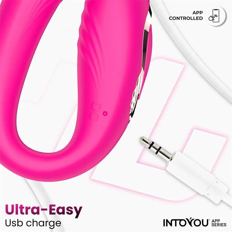 Vibrador Couty para Casais com Oscilação 360º e Aplicação Intoyou — vista 8 de 9