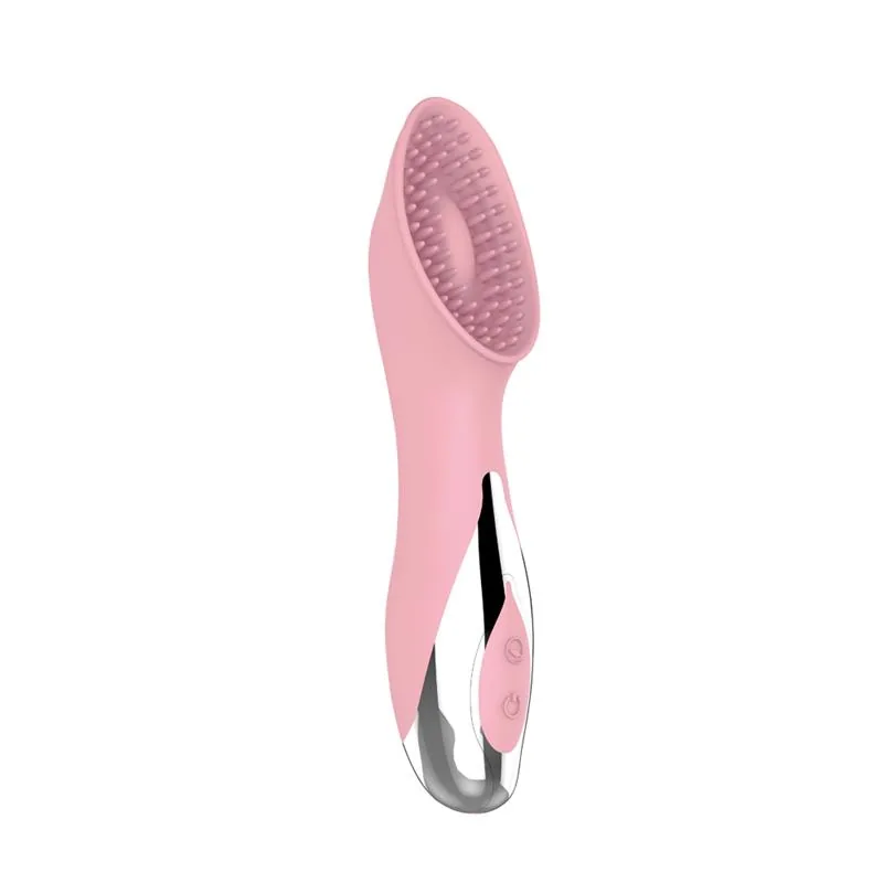 Vibrador de Clítoris Aphrovibe em Silicone Rosa Chisa