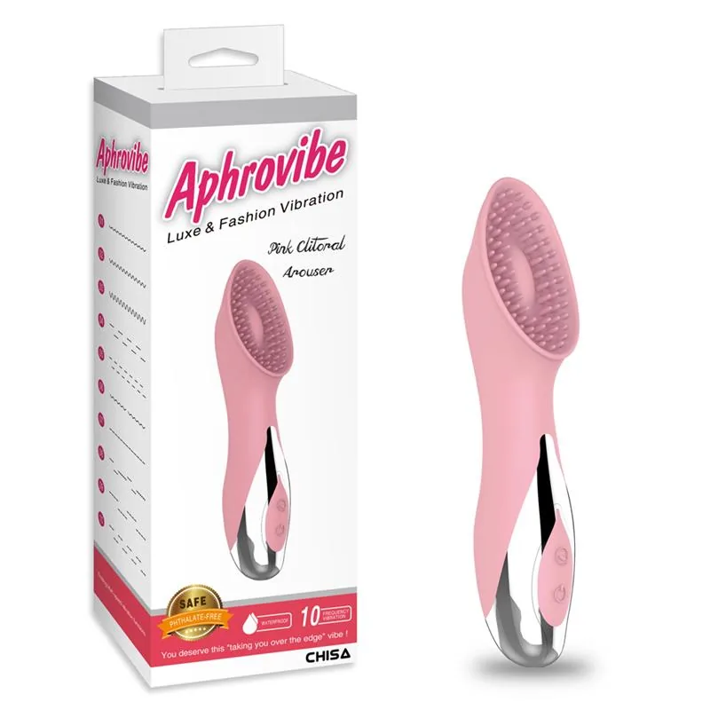 Vibrador de Clítoris Aphrovibe em Silicone Rosa Chisa — vista 7 de 7