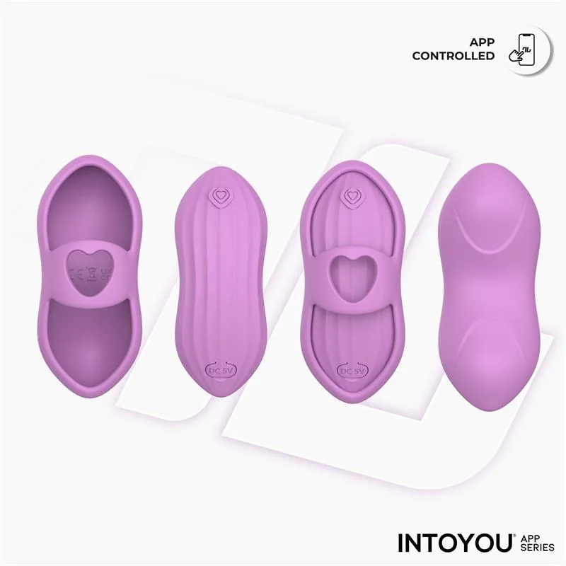 Vibrador de Dedo Laia com Aquecimento e Manga com Aplicação Lavanda InToYou — vista 3 de 17
