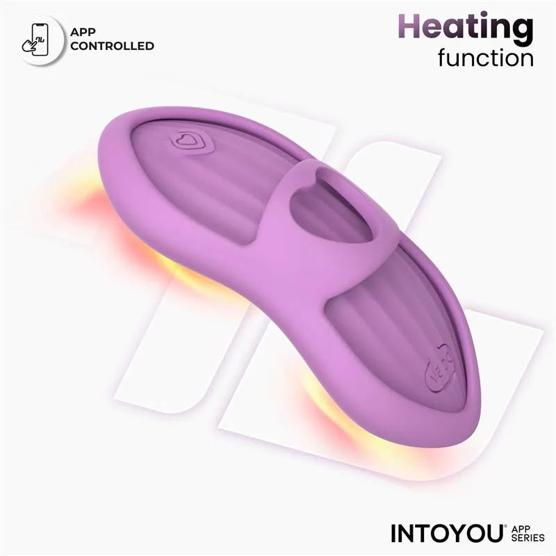 Vibrador de Dedo Laia com Aquecimento e Manga com Aplicação Lavanda InToYou — vista 5 de 17