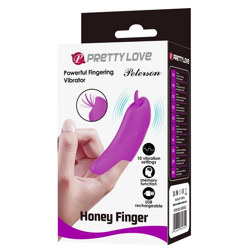Vibrador de Dedo Peterson PrettyLove — vista 13 de 13