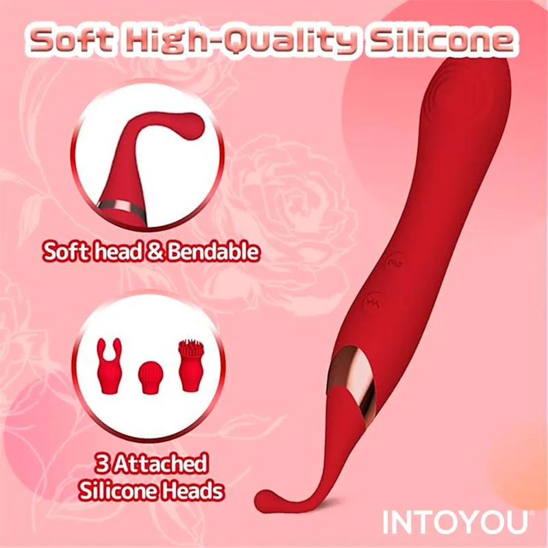 Vibrador de Ponto Duplo Onax com Dupla Pulsação USB IntoYou — vista 13 de 20