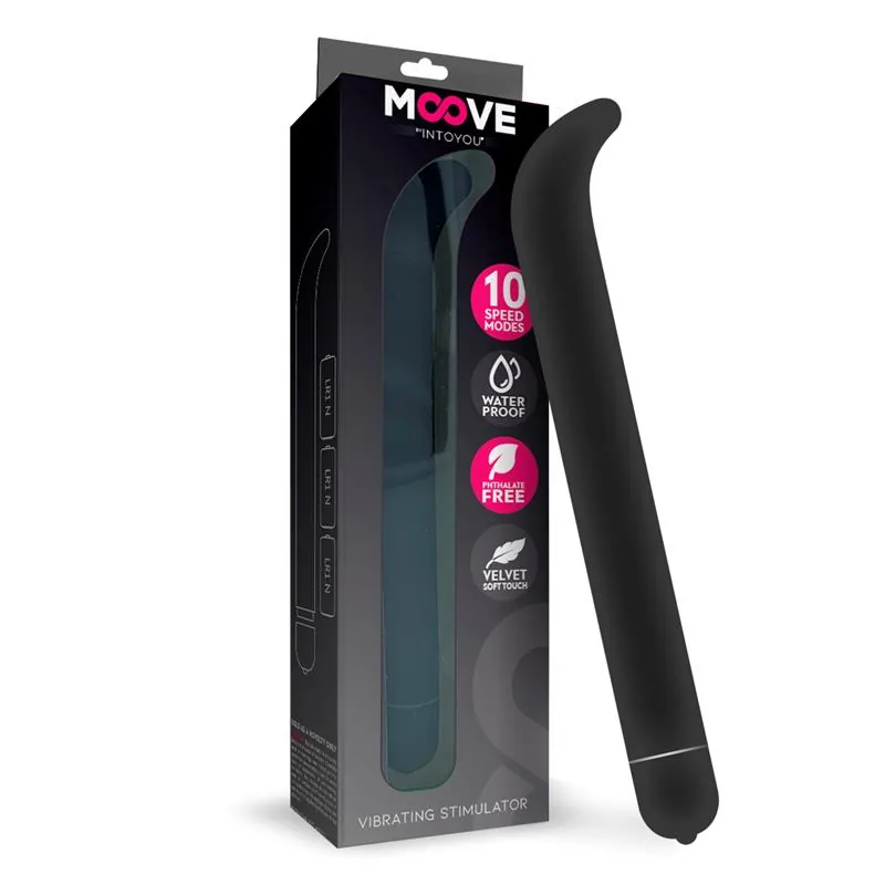 Vibrador de Ponto G com 10 Funções Moove Preto