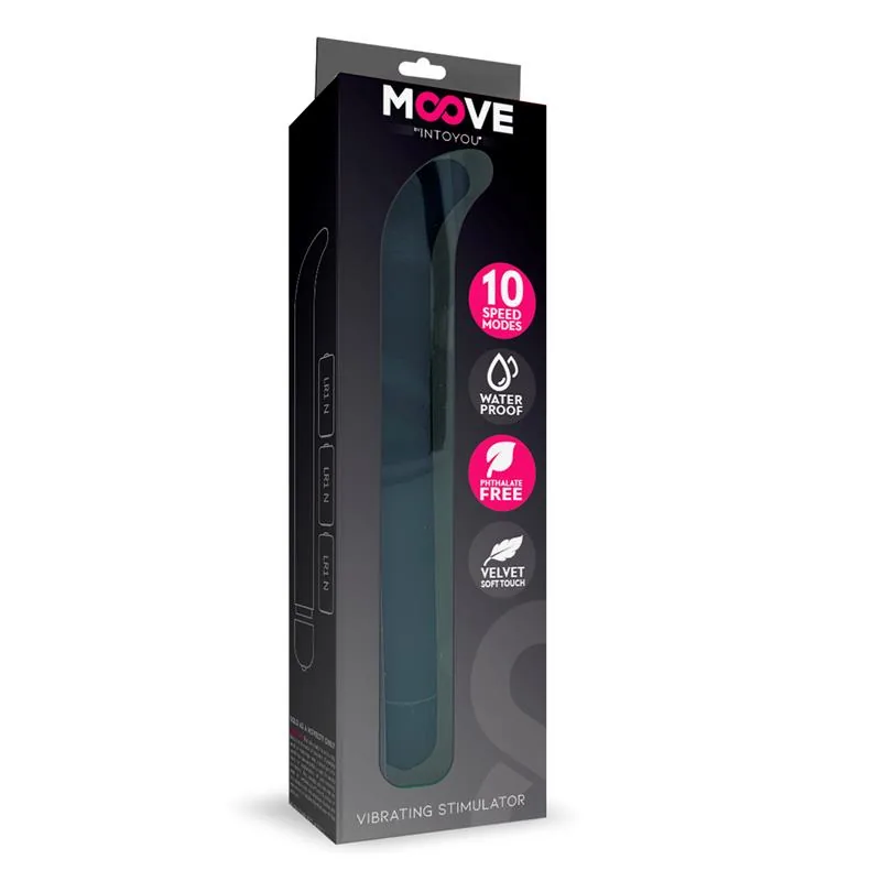 Vibrador de Ponto G com 10 Funções Moove Preto — vista 2 de 3