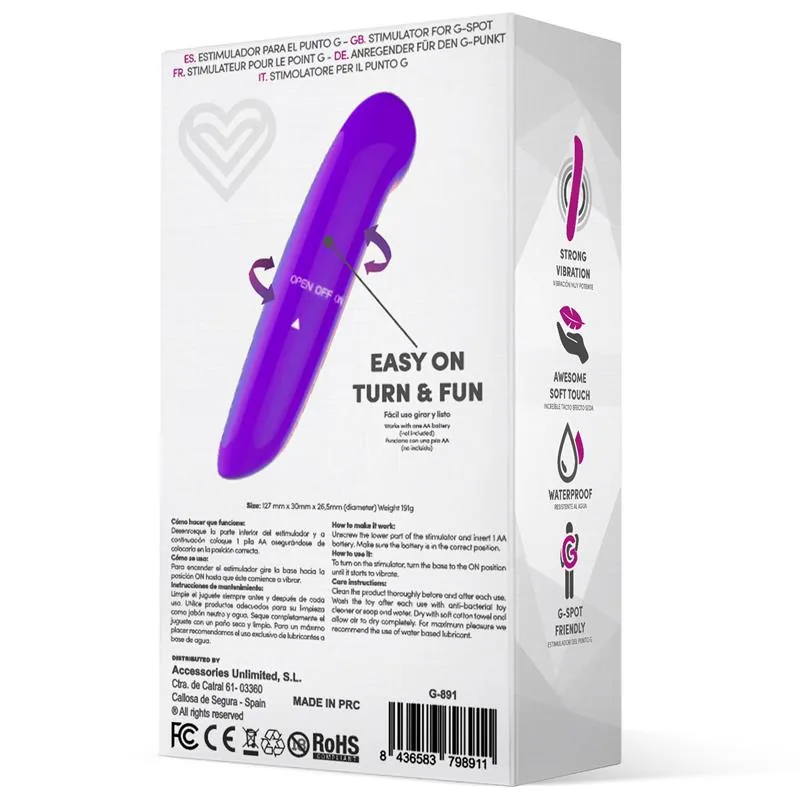 Denzel Estimulador Compacto Roxo — vista 3 de 3