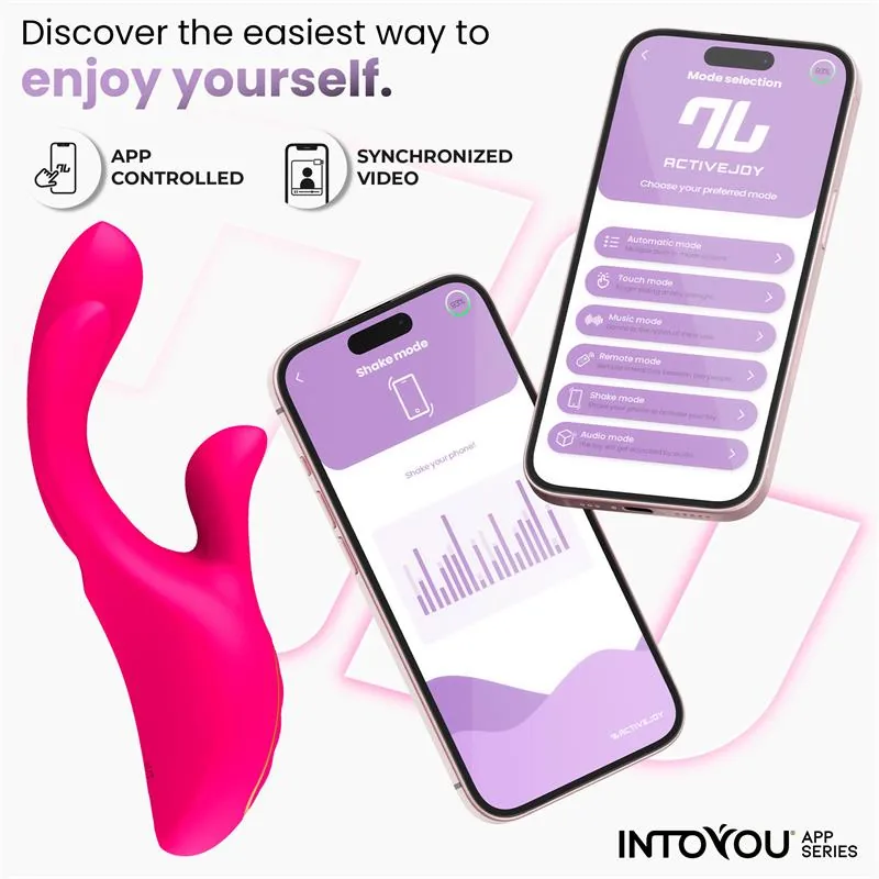 Vibrador Derek com Movimento de Dedo 3 Motores e Aplicação InToYou — vista 6 de 9