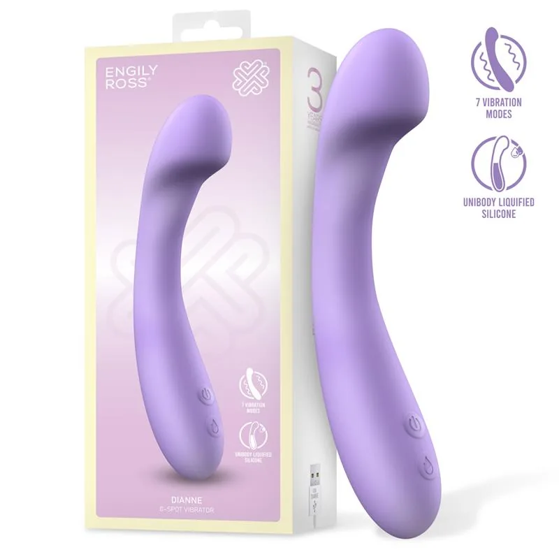 Dianne Vibrador Ponto G Flexível Corpo Único
