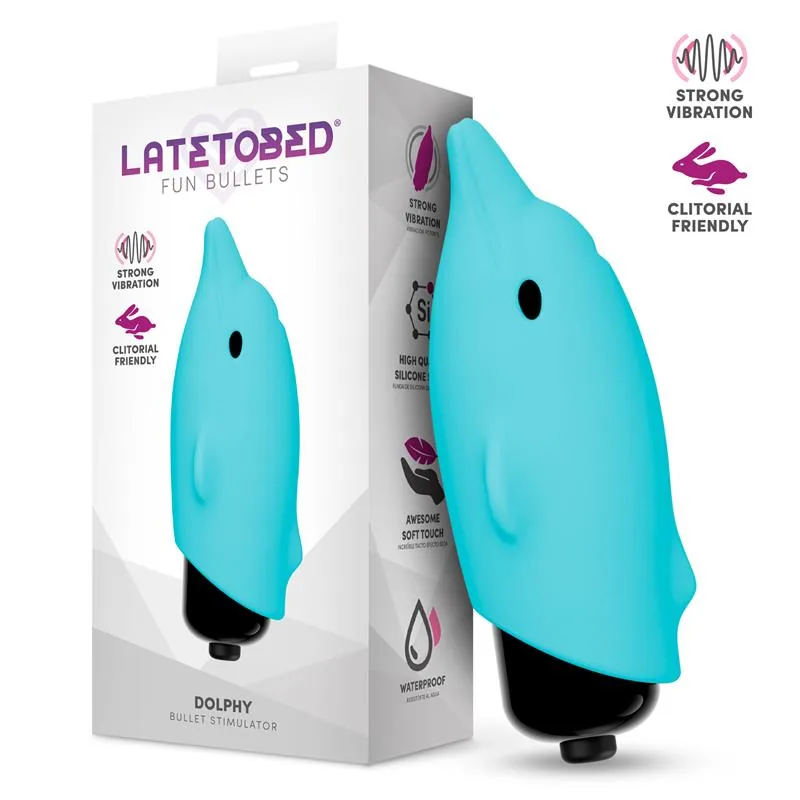 Bala Vibratória Golfinho Dolphy LateToBed 8 cm