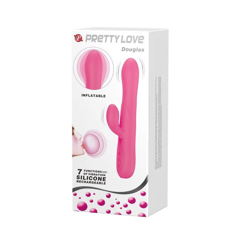 Vibrador Douglas com Função Insuflável PrettyLove — vista 5 de 5