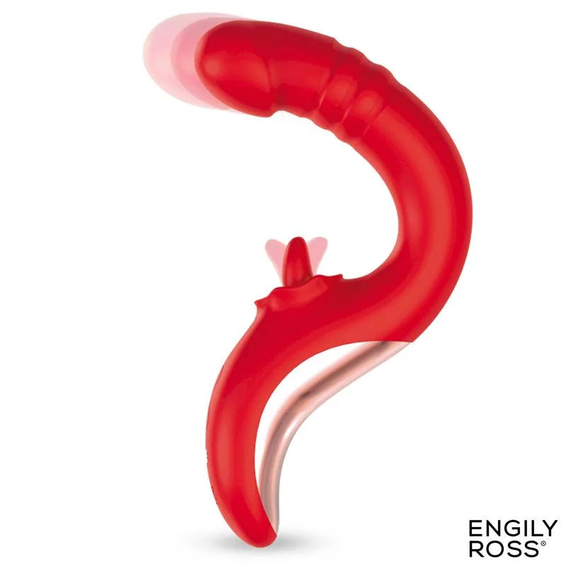 Drako Vibrador Vaivém e Língua Oscilante 360º — vista 2 de 3