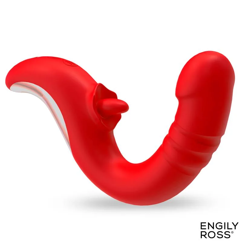 Drako Vibrador Vaivém e Língua Oscilante 360º — vista 3 de 3