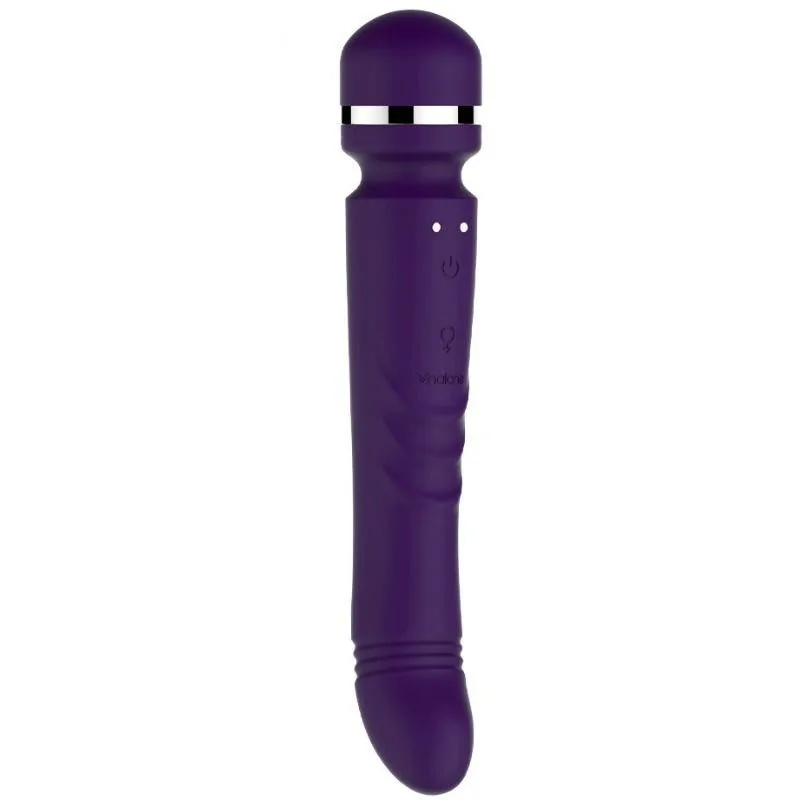 Vibrador Duplo Yoni Lilás Escuro Nalone — vista 2 de 6