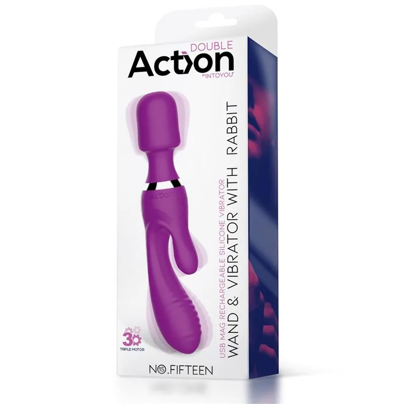 Vibrador e Massajador No. Fifteen com 3 Motores Independentes Action — vista 2 de 5