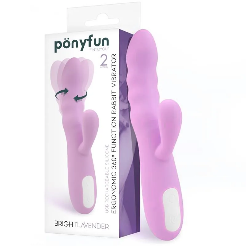 Vibrador e Rotador de Duplo Motor 360º Lavanda InToYou
